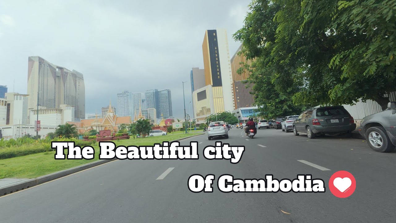How beautiful in Phnom Penh city in 2025 4K - Driving trip in the city of Cambodia