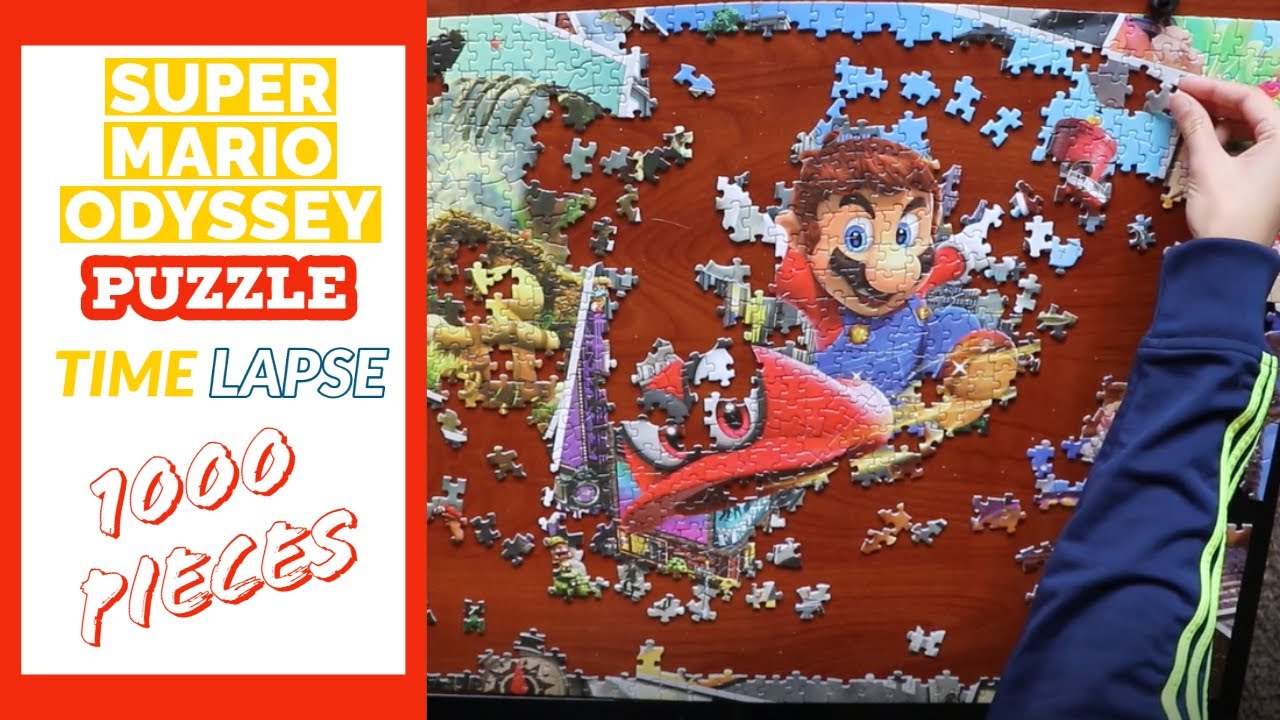 Super Mario Odyssey 1000-piece Jigsaw Puzzle Time-lapse