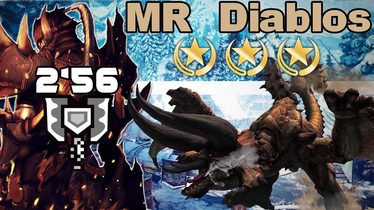 MHW: Iceborne - MR Diablos | Solo [2'56] Charge Blade