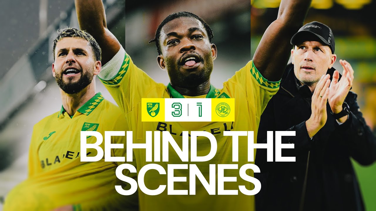 SCENES from Philippe Clement's first win as Norwich City head coach | Exclusive behind the scenes 🎥