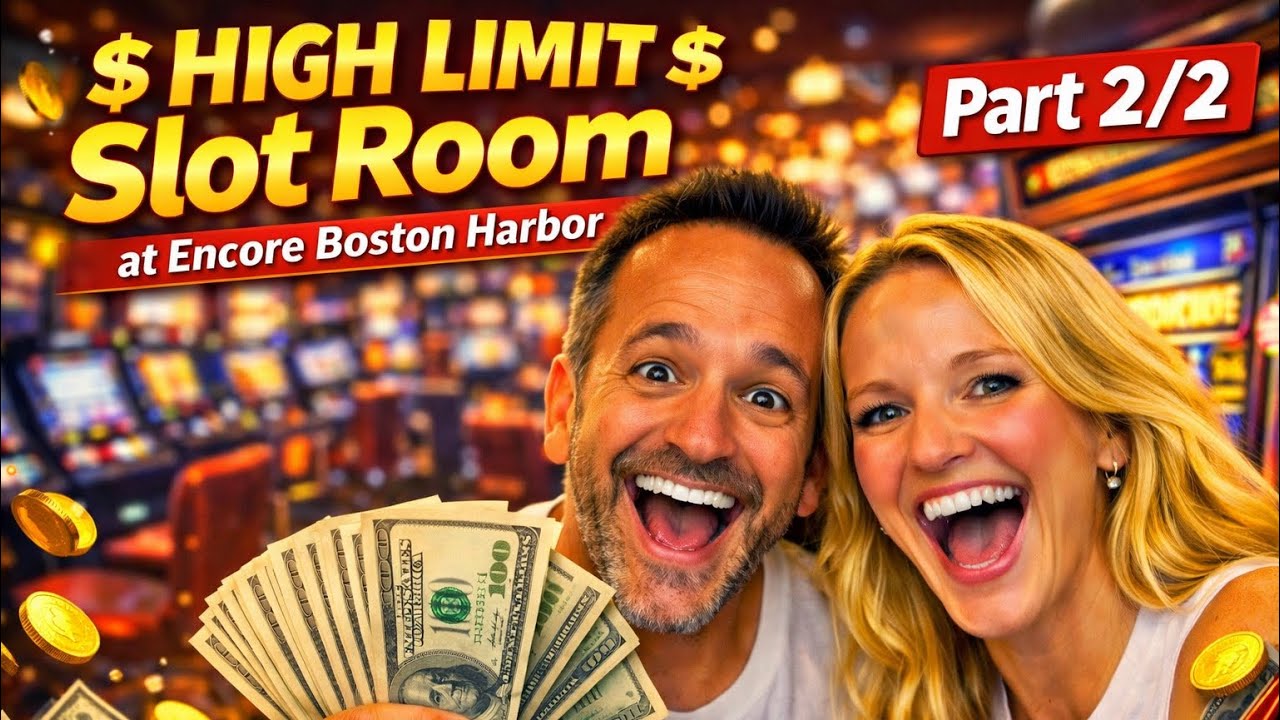 Part 2 of 2 High Limit Slot Room at Encore Boston Harbor… We Tried 5 more Machines! 🎰💰