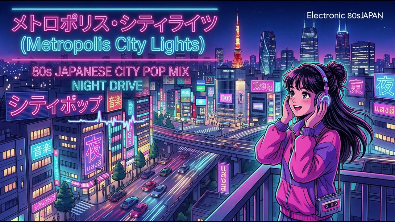 City pop Music メトロポリス・シティライツ (Metropolis City Lights) /chapter 1 Prod.Electronic 80sJAPAN