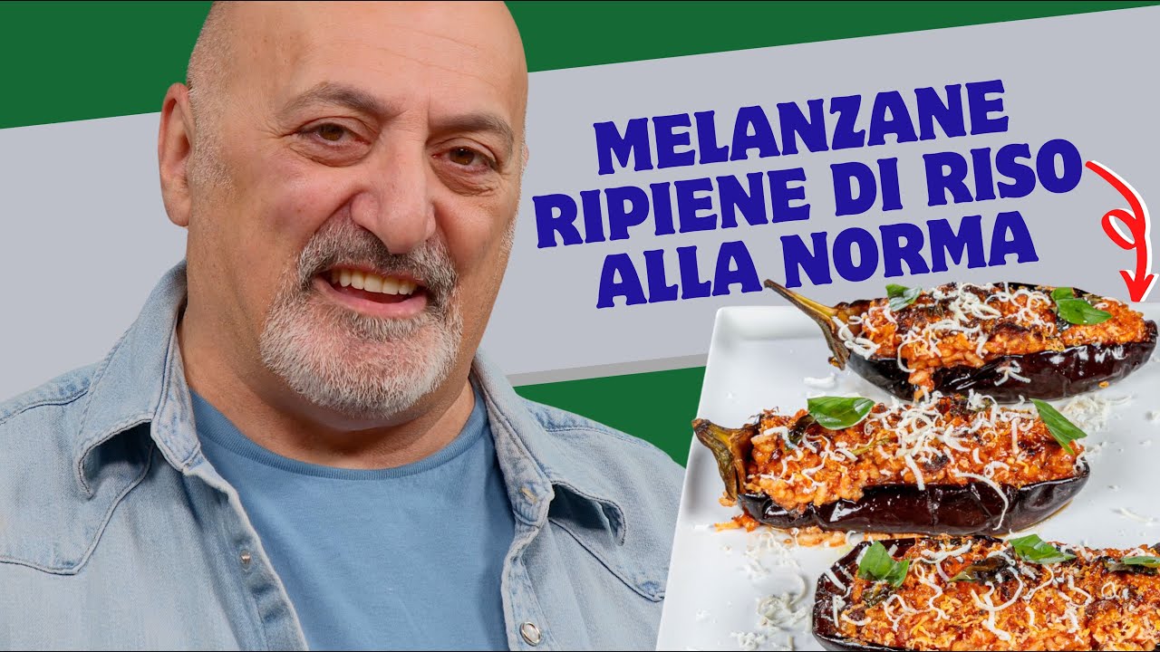 Melanzane ripiene di riso alla Norma