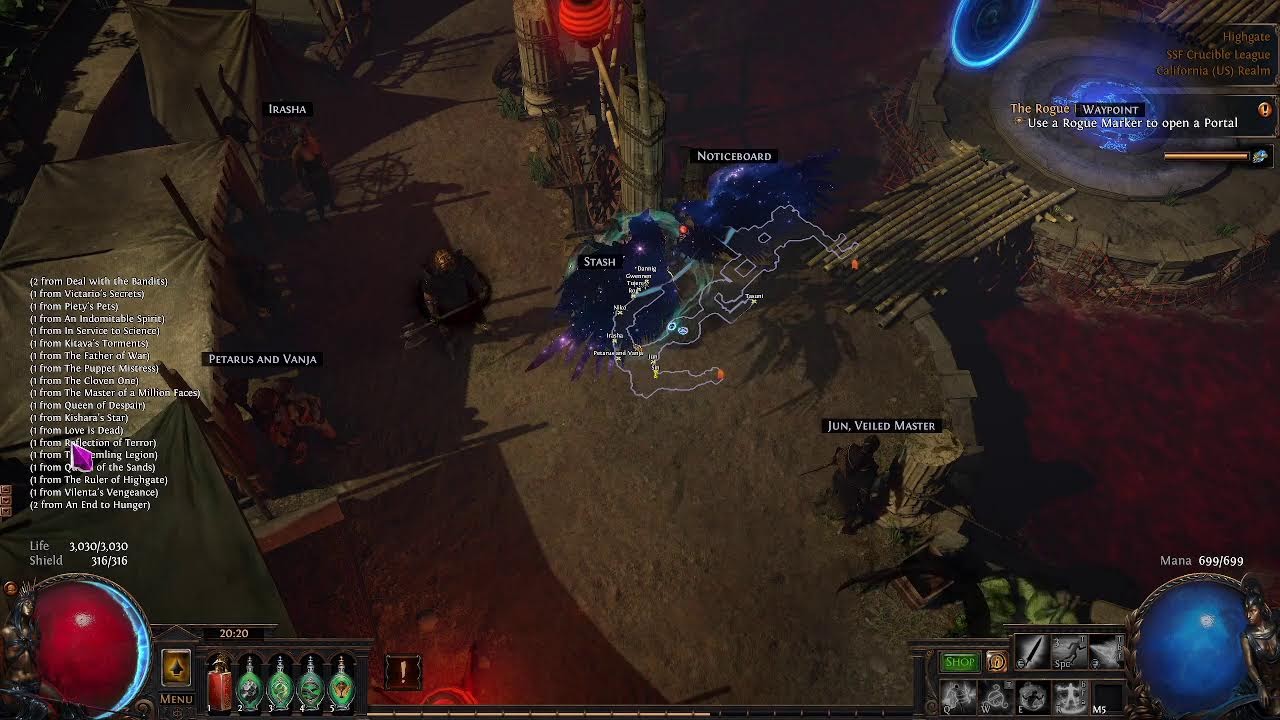 Solo self-found acts 7-10 RF Juggernaut | Path of Exile