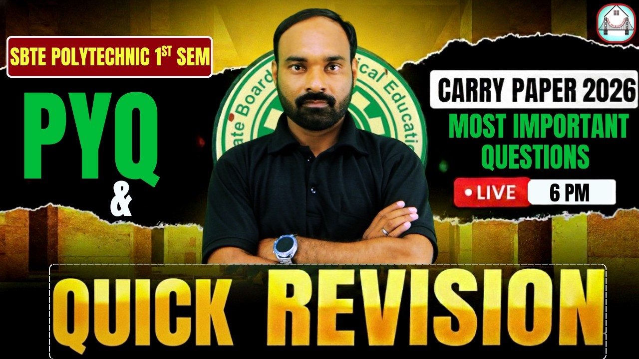 CARRY PAPER 2026  || Basic engineering mathemarics || pyqs By -ARJUN SIR