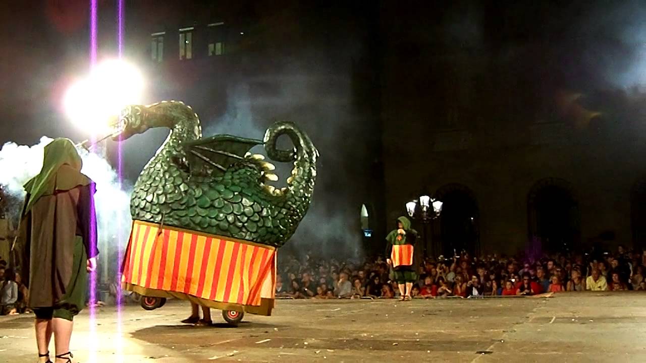 Ball del Drac de Barcelona Toc d'inici
