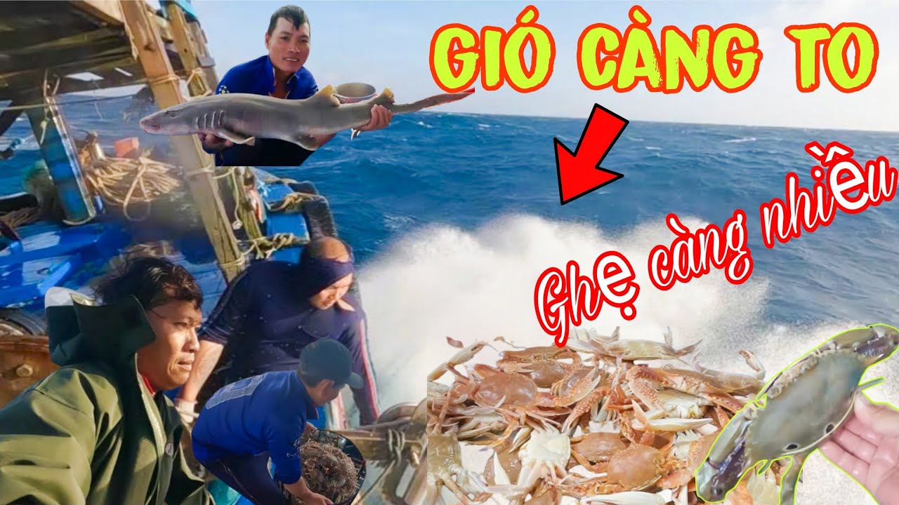 RẬP GHẸ 9_Nghề N.G.U.Y H.I.Ể.M Nhất Trên Biển_Gió Bổ Phủ Đầu Vẫn Phải Làm Việc