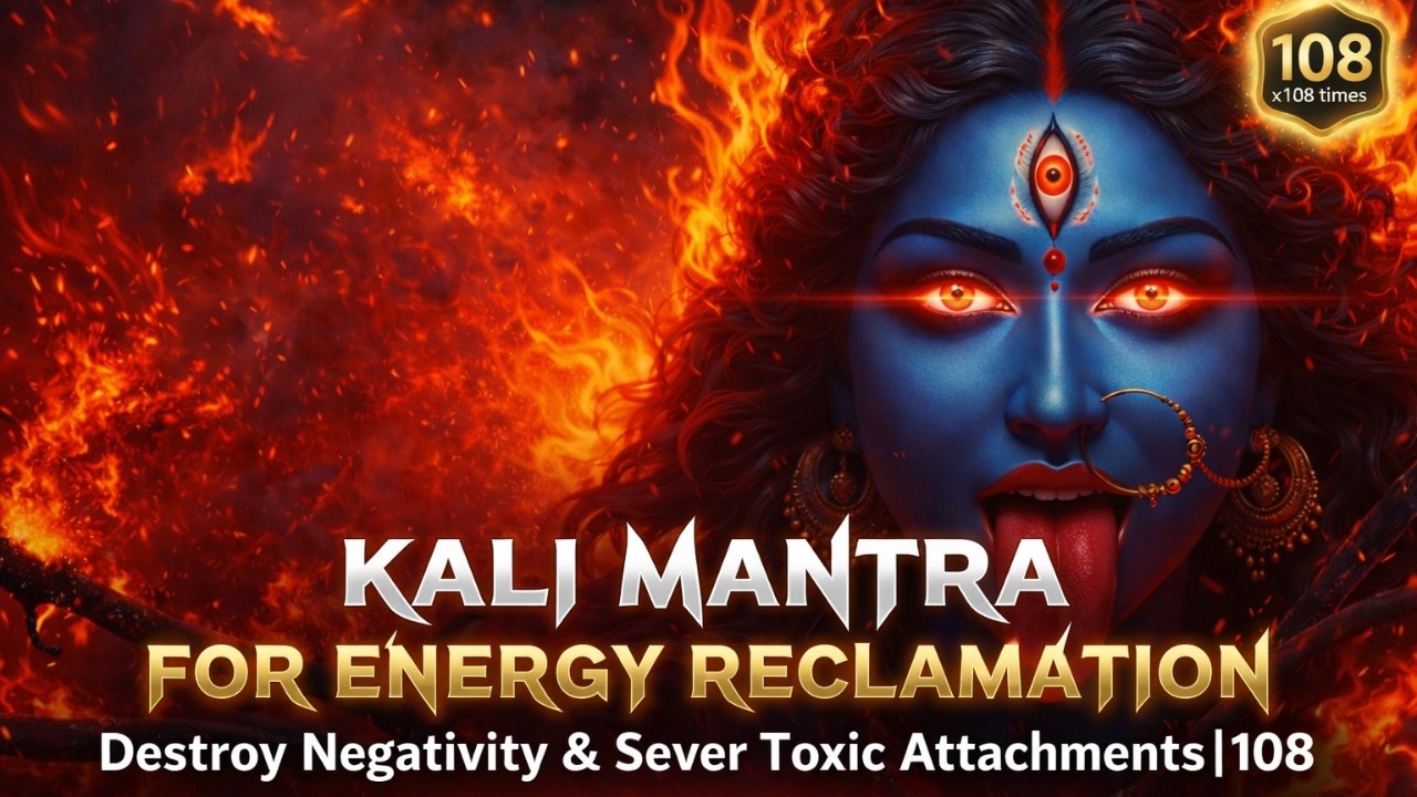 KALI MANTRA FOR ENERGY RECLAMATION | Destroy Negativity & Sever Toxic Attachments|108 times