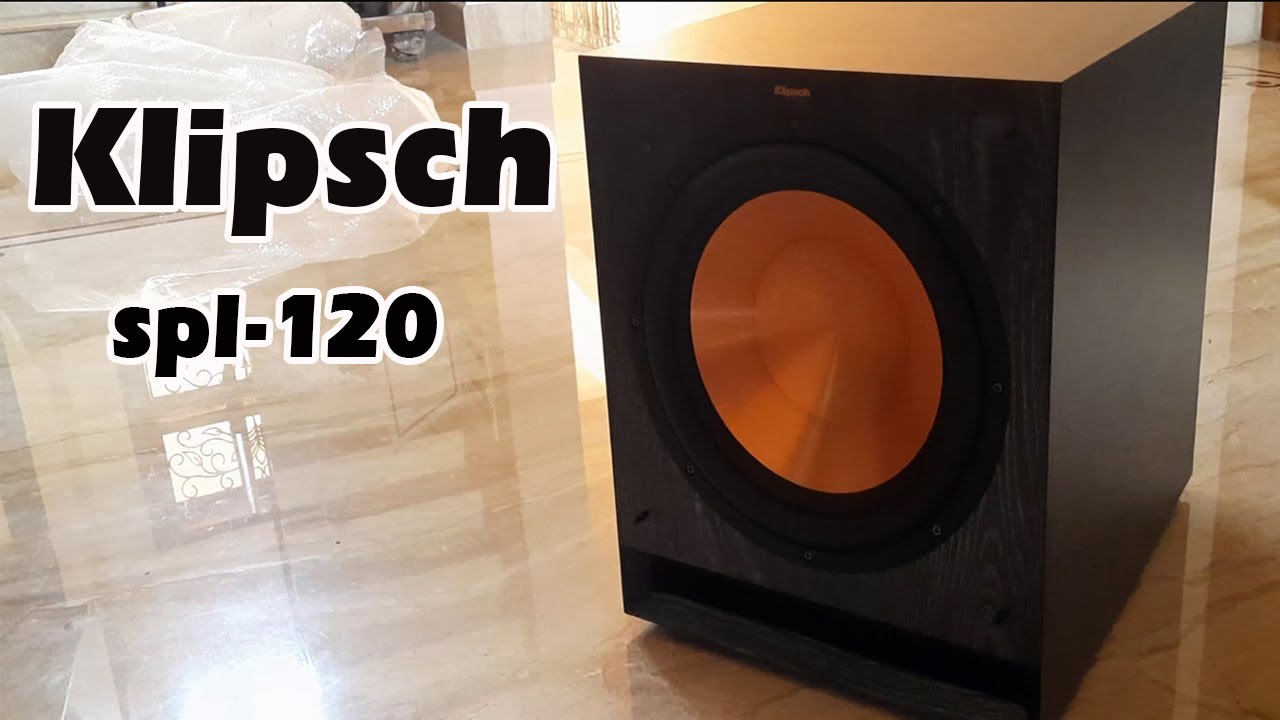 Klipsch spl 120 subwoofer unboxing