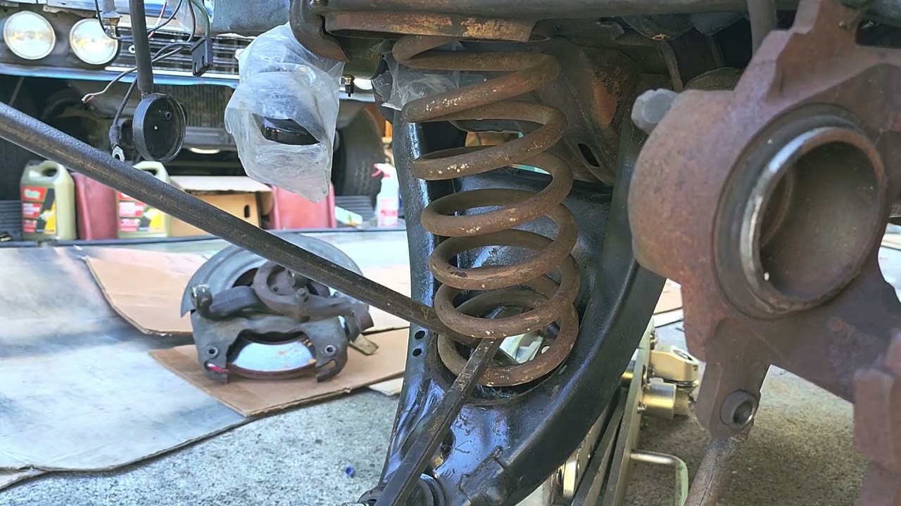 69 Camaro 1 minute coil spring install