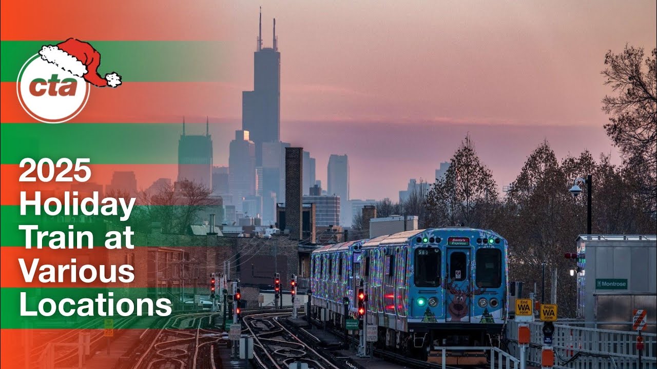 CTA 'L' - 2025 Holiday Train at Various Locations 