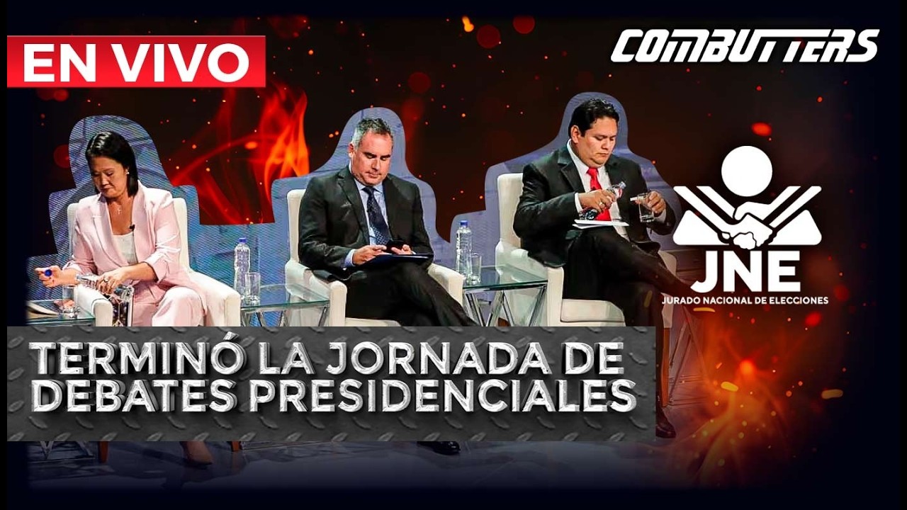🔴EN VIVO &ndash;FIN DE LOS DEBATES PRESIDENCIALES | COMBUTTERS POR PANAMERICANA TV
