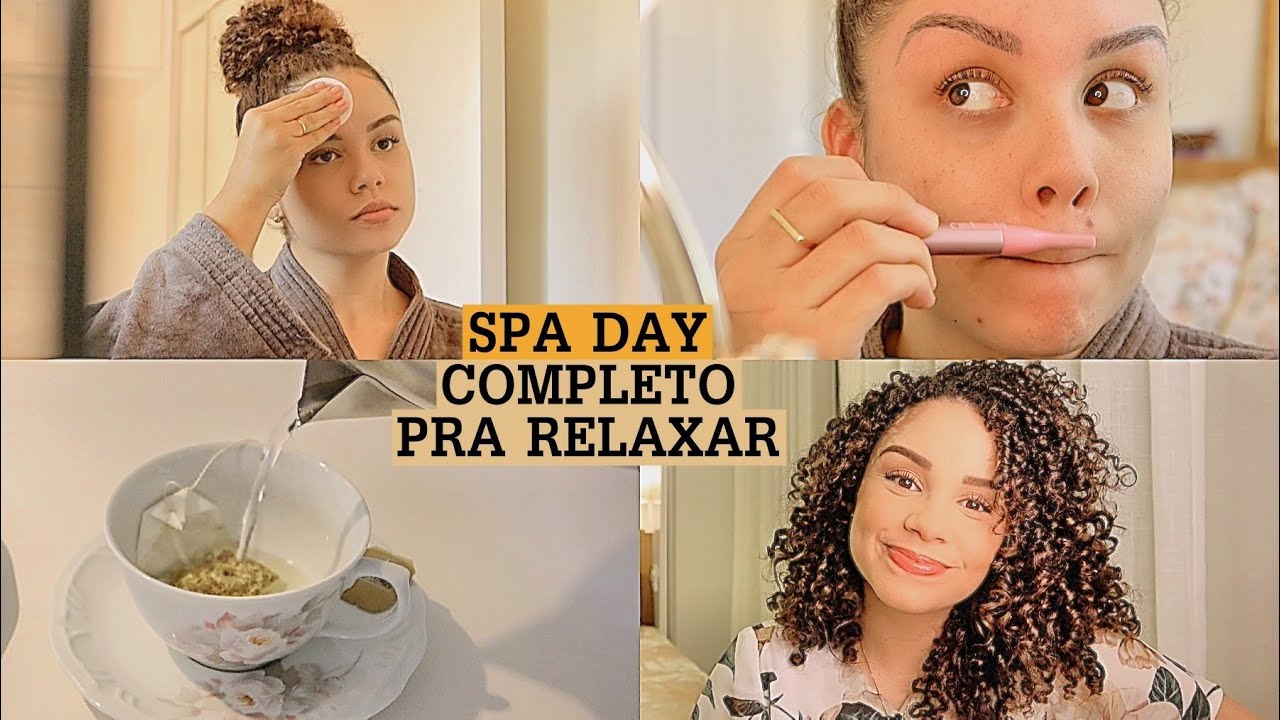 SPA DAY EM CASA: skincare, hidratação no cabelo, depilação, chá da tarde... ✨