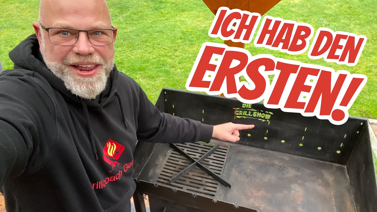 Weltpremiere - erste Auslieferung vom DUTCH MASTER der Grillshow an uns!