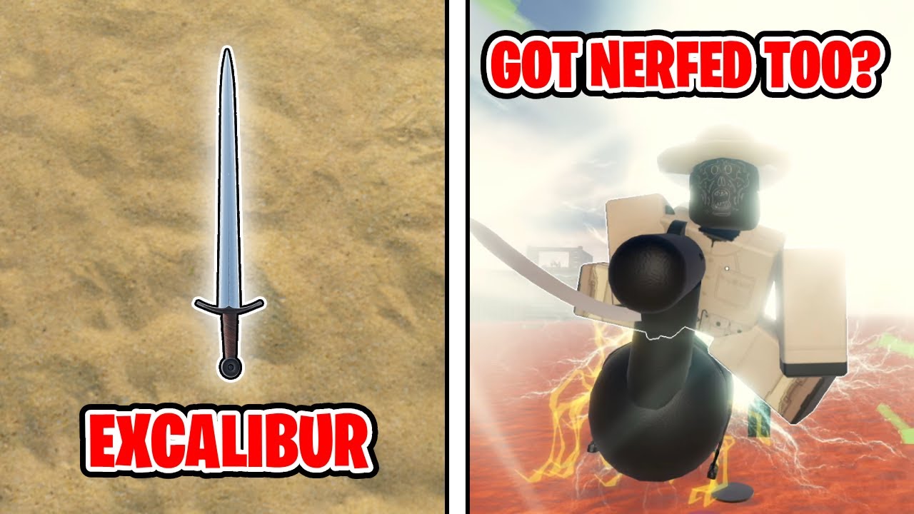 Excalibur Got Nerfed Too? - Dead Rails Roblox