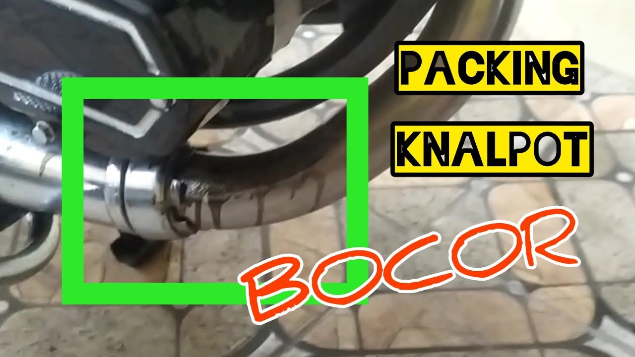 Cara ganti packing knalpot tengah rx king