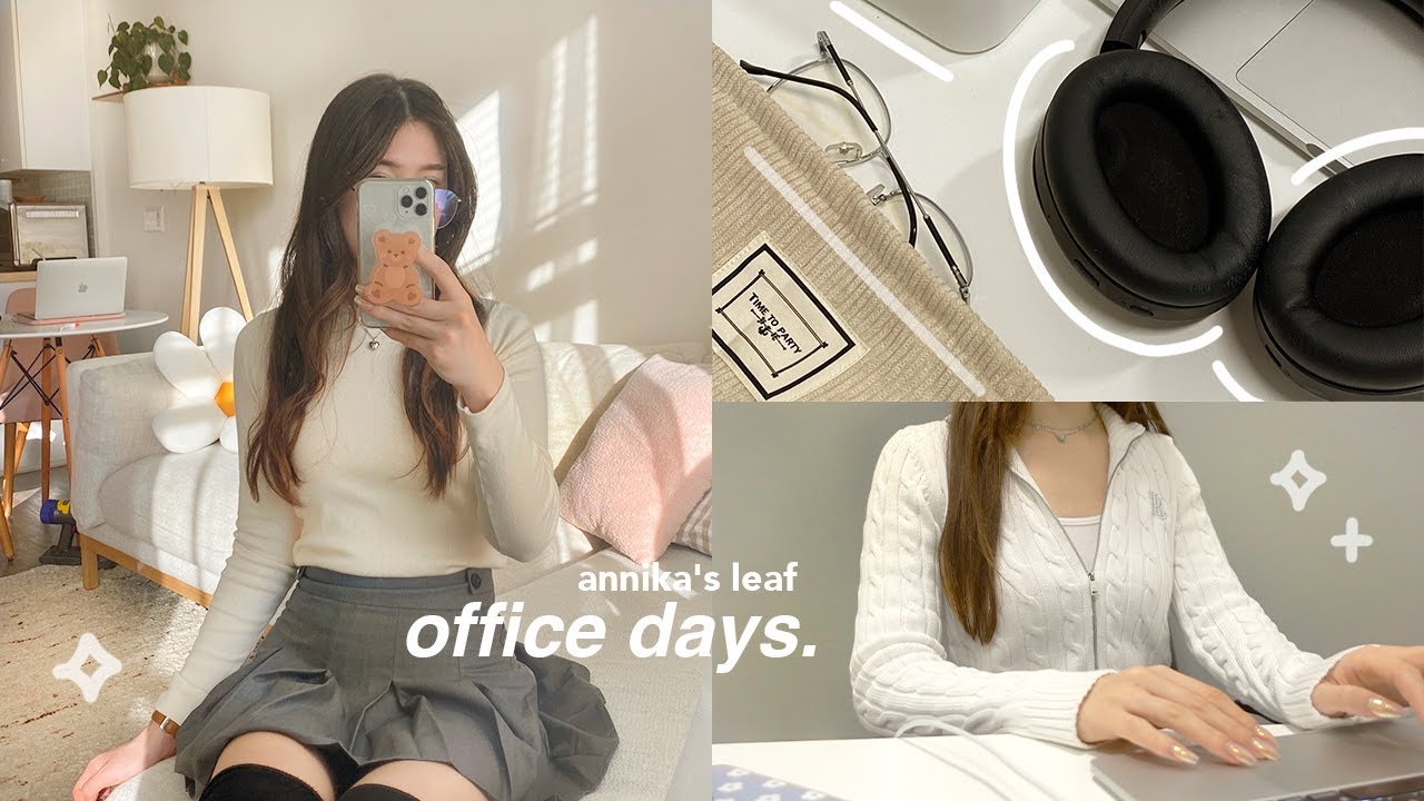 productive first days working at the office 📞 6AM mornings, bento lunch ideas, living alone & snacks