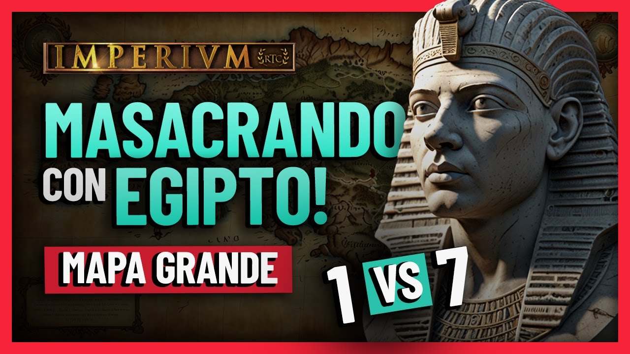 MASACRE TOTAL en un 1 vs 7 con EGIPTO en MAPA GRANDE y MÁXIMA DIFICULTAD | IMPERIUM 3
