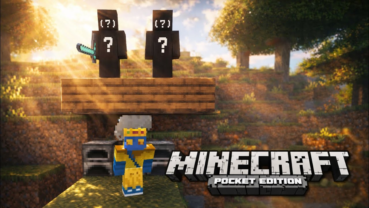 Mcpe manhunt speedruner vs 2 hunters