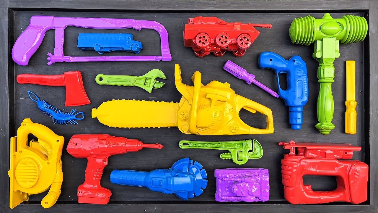 Cleaning of Repair Tools, Electric Drill, Hammer, Chainsaw, Grinding Machine, Jigsaw, Circularsaw