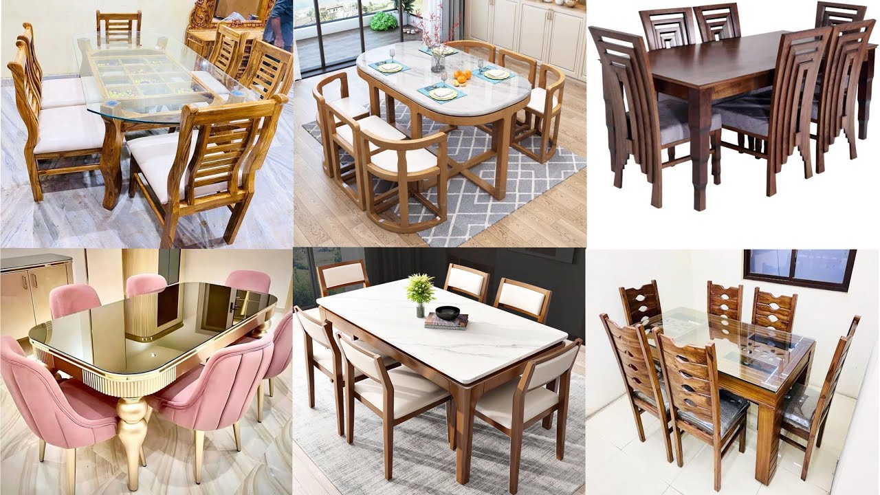 Luxury wooden Dining table Design Ideas 2025  | Modern dining table with chairs design 2025