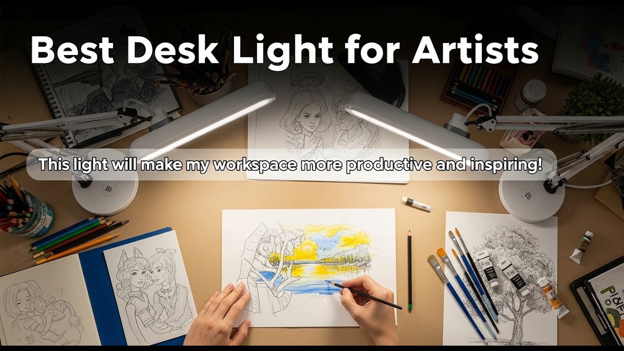 TOP 5 Best Desk Light For Artists 2026 | The Ultimate Desk Light For Painters & Illustrators