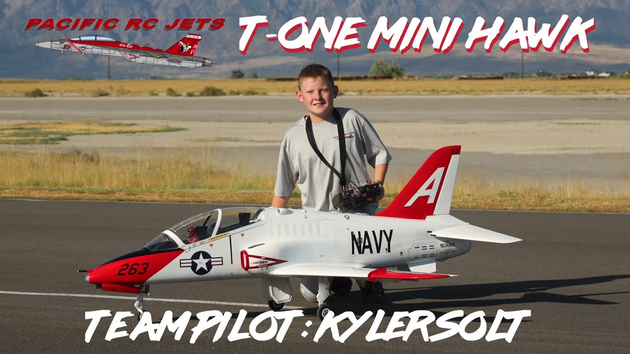 Pacific Rc Jets Team Pilot, Kyler Solt flying the T-One Mini Hawk.