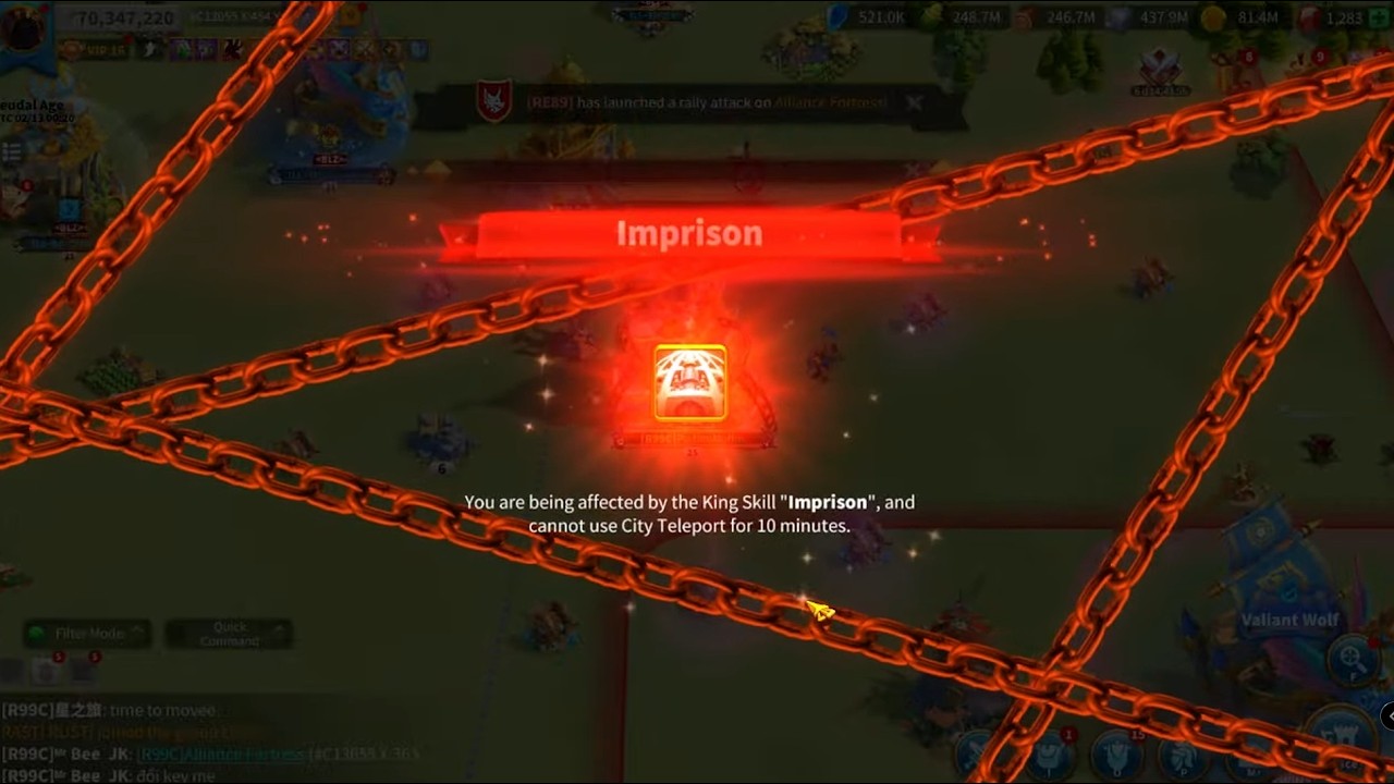 I was IMPRISONED, RALIED AND SWARMED!