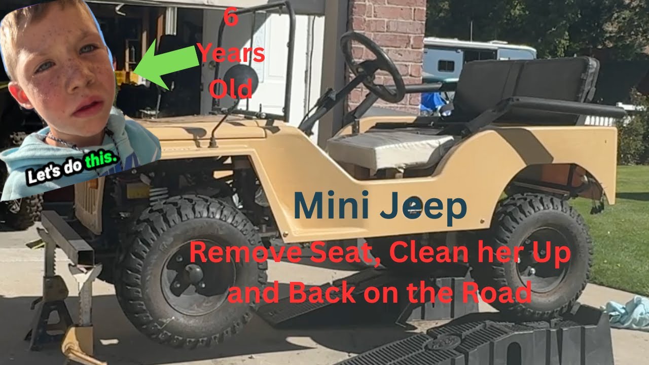Mini Jeep - Removing the Seat