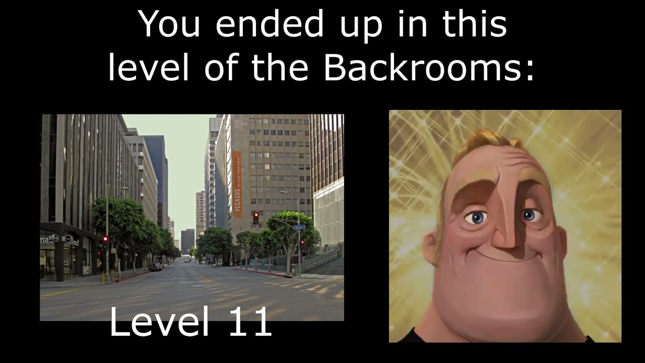 POV: You ended up in this level of the Backrooms (Mr Incredible becoming Canny)
