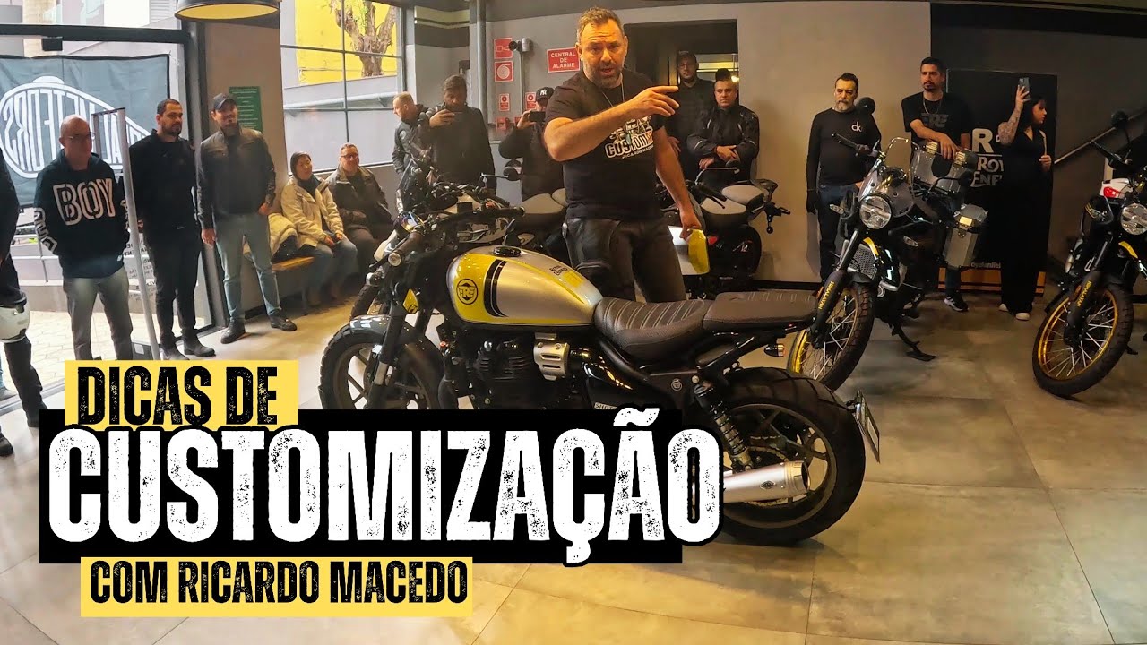 Como Começar a Customizar a sua Moto - Com Ricardo Macedo na Royal Enfield R10