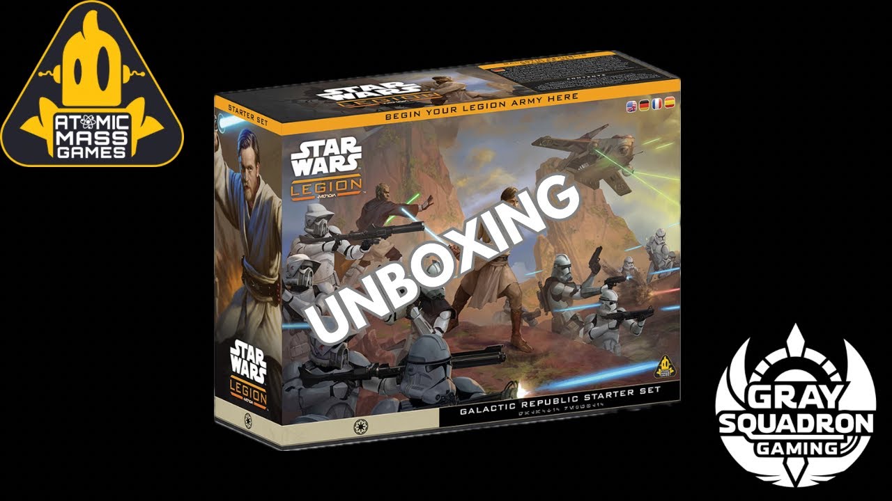 Star Wars Legion Unboxing: Republic Starter Set