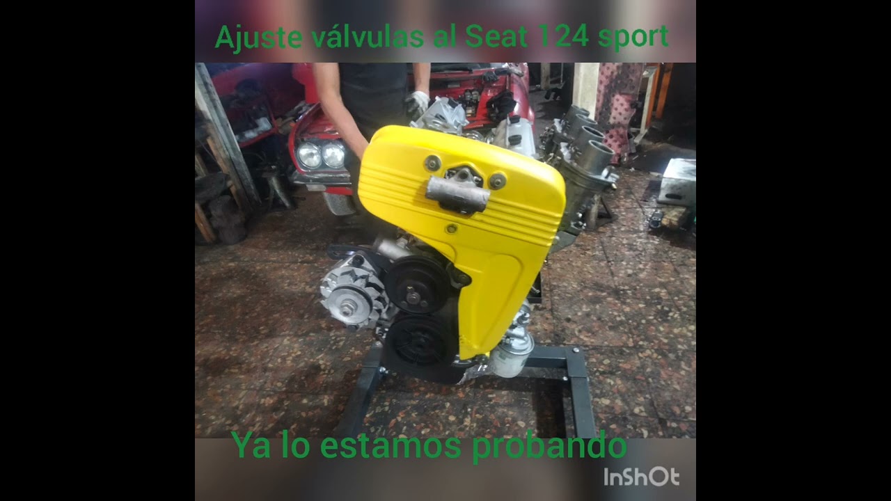 ya estamos probando este precioso Seat 124 sport de Jesús restauración completa de mecánica