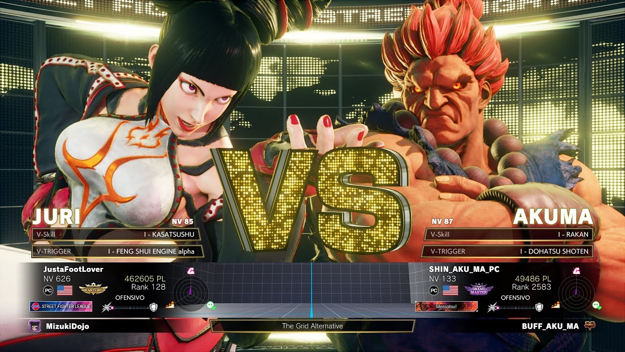 SFV Champion Edition 🔥 JustaFootLover (JURI) Vs SHIN_AKU_MA (AKUMA) 🔥 Online Match's 04-22-2023