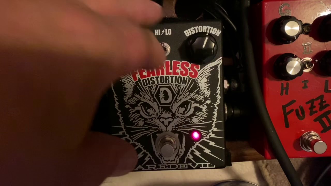 Daredevil Pedals Fearless Distortion