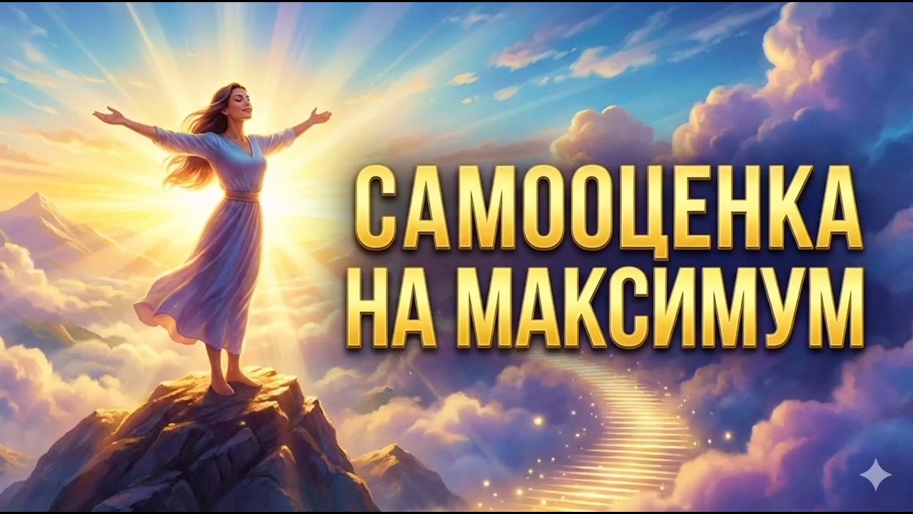 ✨САБЛИМИНАЛ: «САМООЦЕНКА НА МАКСИМУМ» ✨ Позитивные аффирмации 