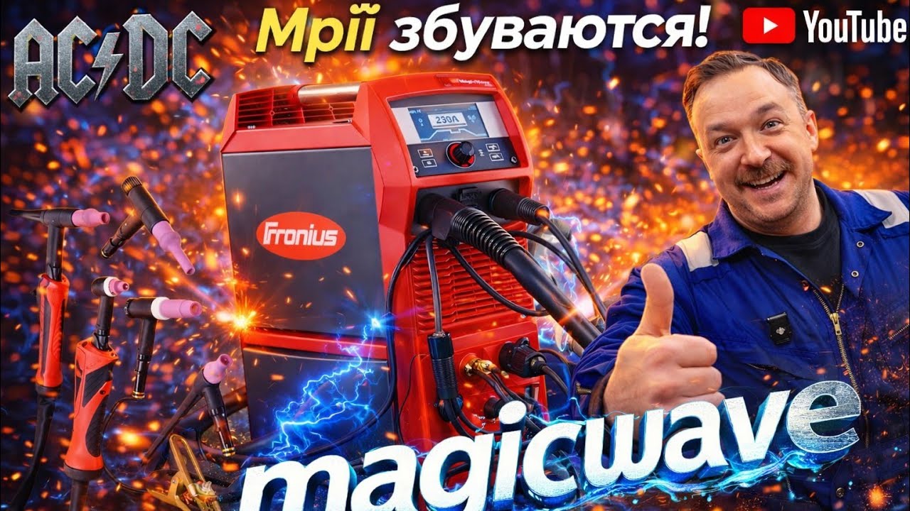 Огляд Fronius MagicWave 230i AC/DC Мрія зварювальника порівняння з iWave 230i AC/DC TIG 