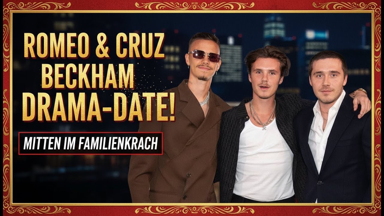 Romeo und Cruz Beckham Doppel Date mitten im Familienkrach