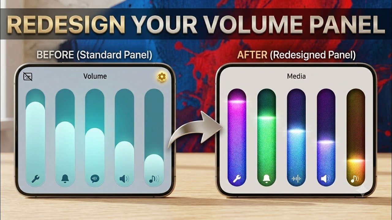 Customize Volume Control Panel | new update One UI | 8.5 | Samsung | Vill Techy