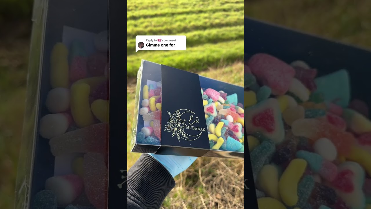 want one for free? 👀🥵 #eidgift #halalsweets #eidmubarak