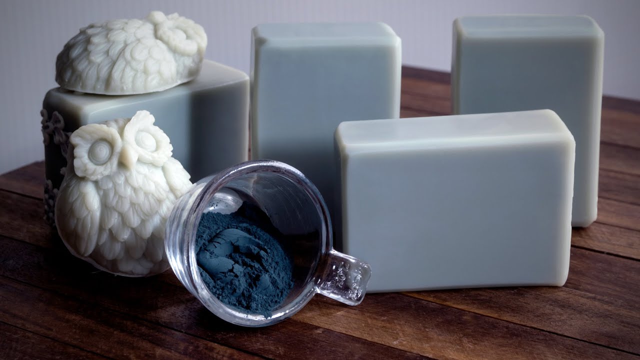 Soap Making with Woad Infused Oil