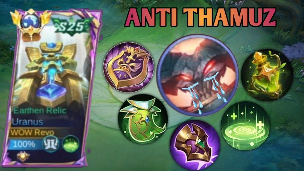 REASON WHY THAMUZ USER HATE MY URANUS!! | BEST COUNTER THAMUZ IN EXP LANE!🔥 | MLBB