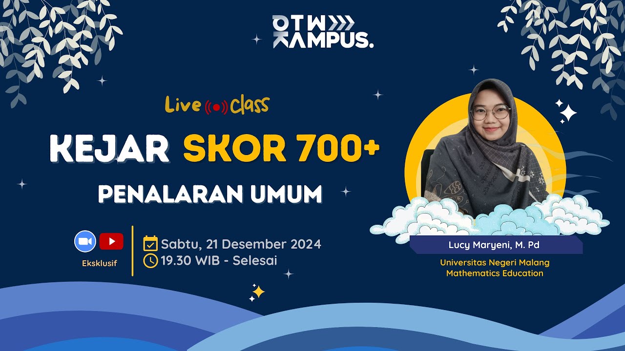 Mini Bootcamp OTW Kampus [Live Class 01] Subtest Penalaran Umum