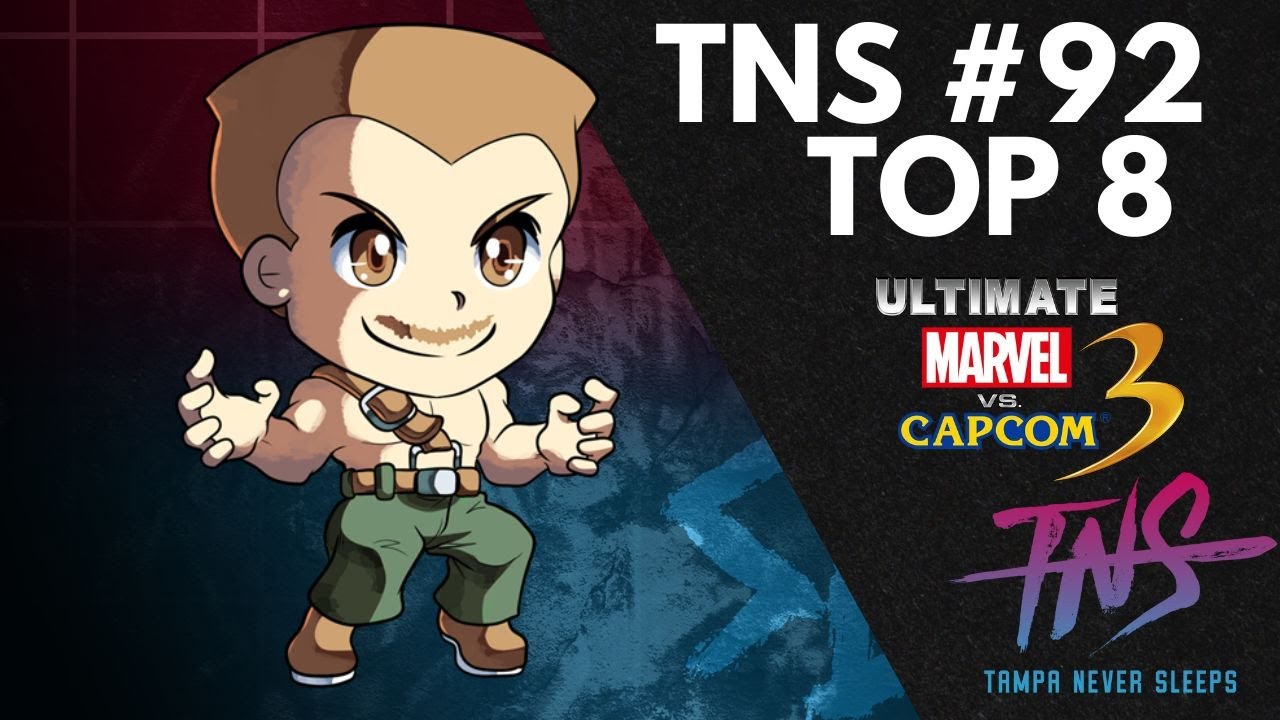 TNS UMVC3 Tournament #92 TOP 8 (Haggar, Magneto, Nemesis, Strider)