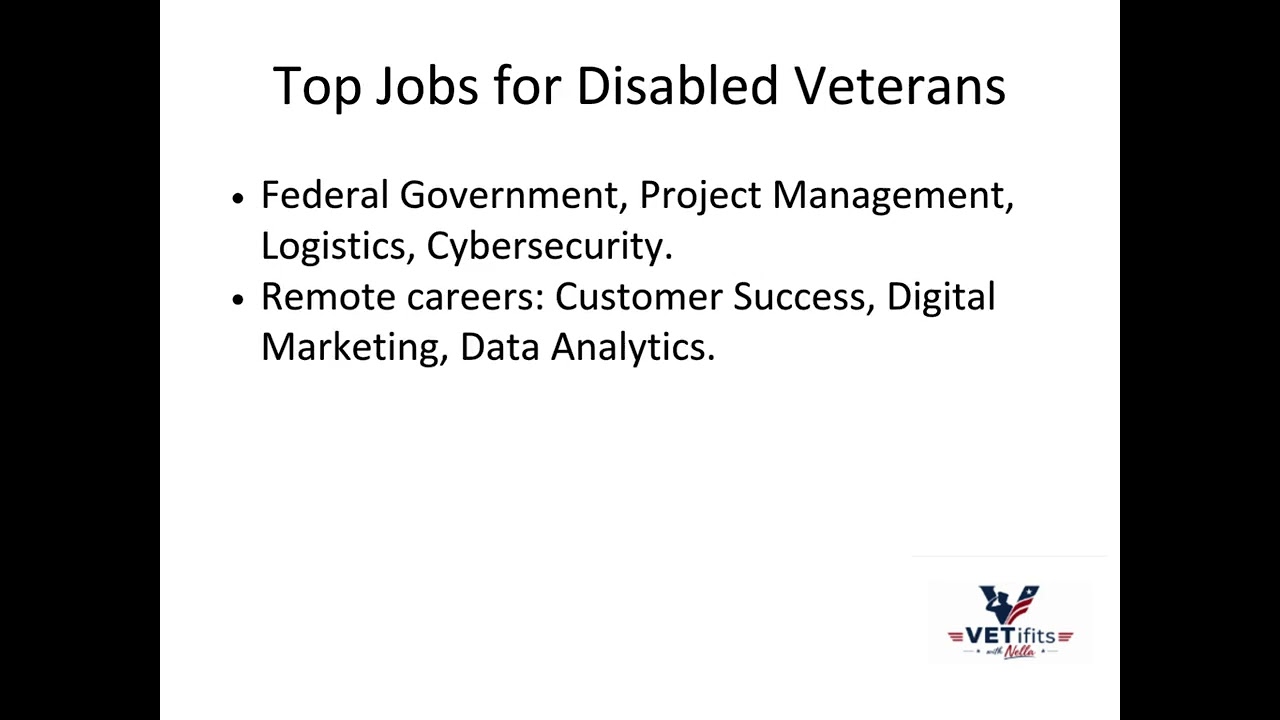 Best Jobs for Disabled Veterans in 2026 | Career Transition Guide