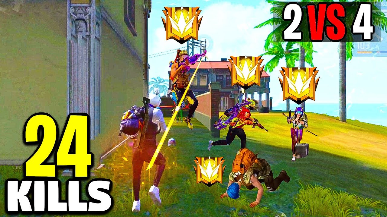 24 KILLS Duo Vs Squad Full Gameplay🎯 | Poco x3 Pro🔥iPhone 📲 FaulGamer