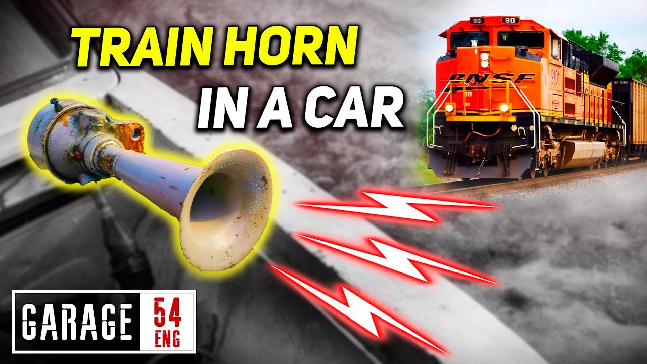 We fit a locomotive horn to a Lada