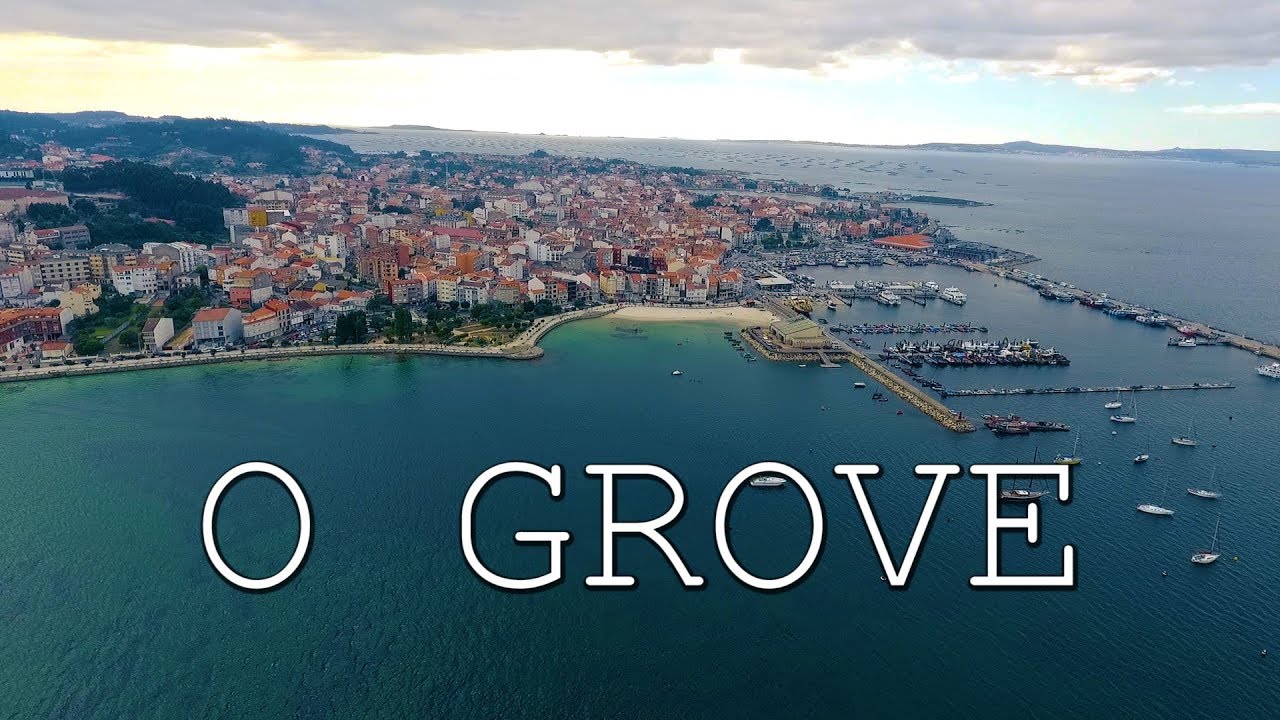 Sobrevolando O Grove,  el paraíso gallego