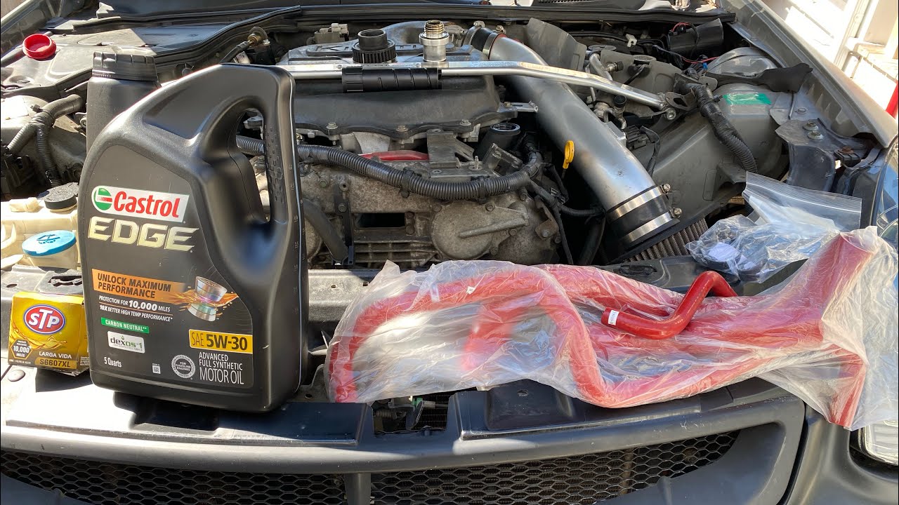 G35 Coupe Gets Z1 Coolant Hoses & An Oil Change