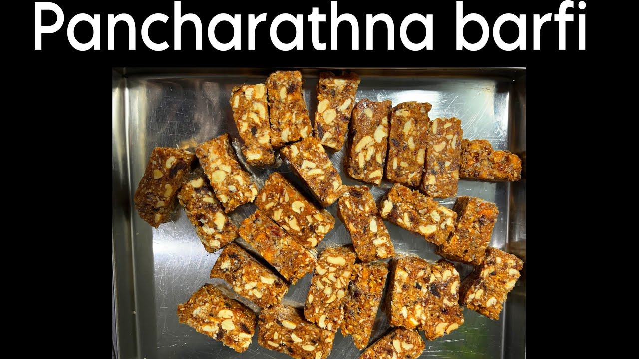 Udupi famous sweet recipe Pancharatna barfi | Pancharathna sweet recipe | Pancharatna barfi